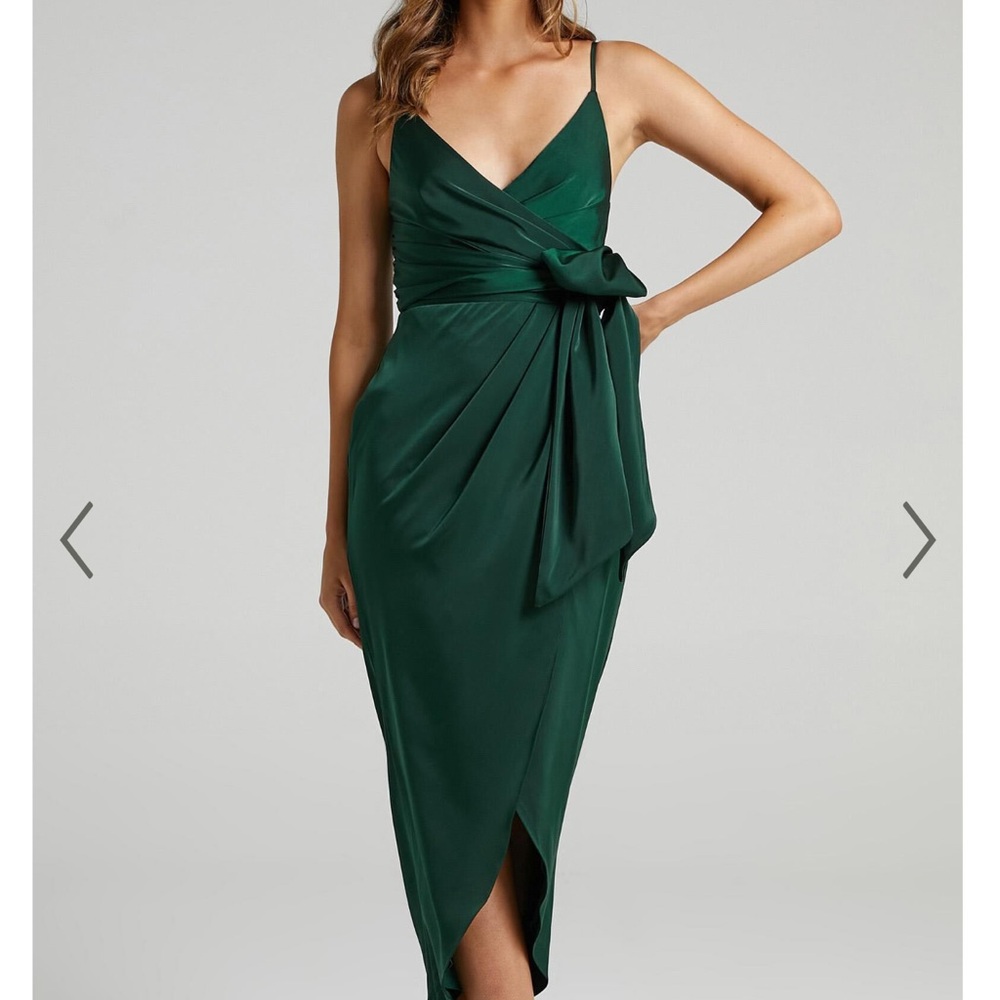 Showpo Emerald Green Midi Dress